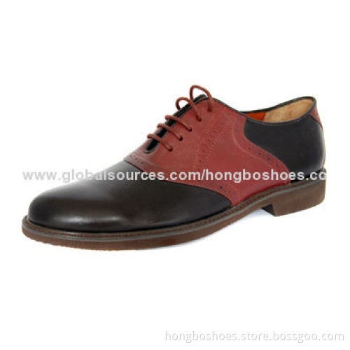 Leisure Men's Shoe Collection, flat heel, cow leather upper